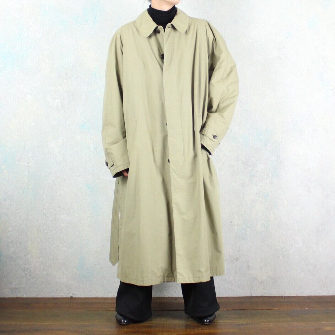 GIORGIO ARMANI オーバーシルエット ステンカラーコート 中綿入【OT