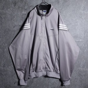 90s “adidas” silver design track jacket