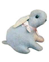 フランス 青いうさぎさんと薔薇色のリボンb ドール アンティーク