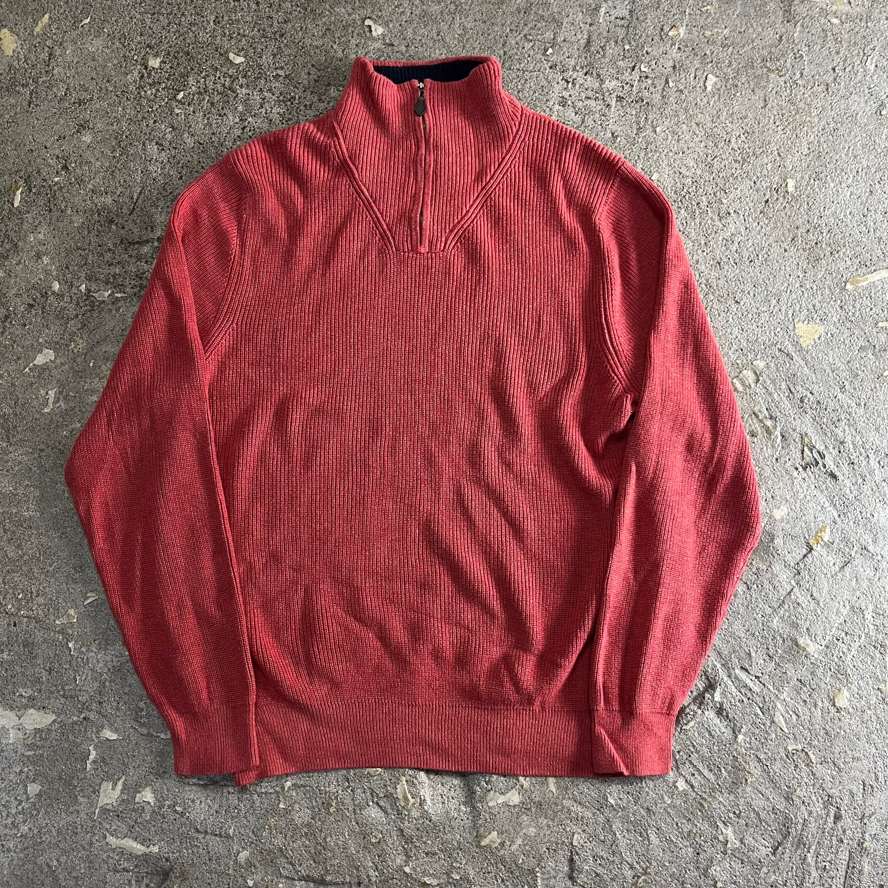 00s Brooks Brothers half zip cotton 