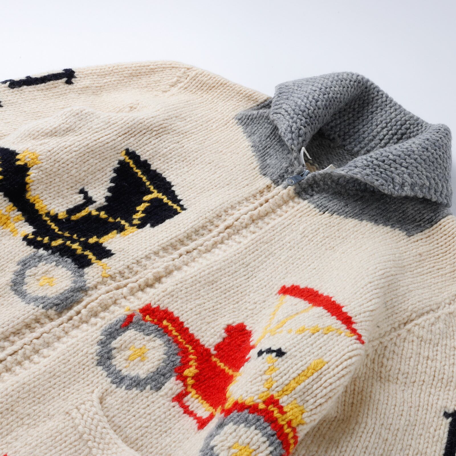 極美品】60s special cowichan knit sweater made in USA classic car