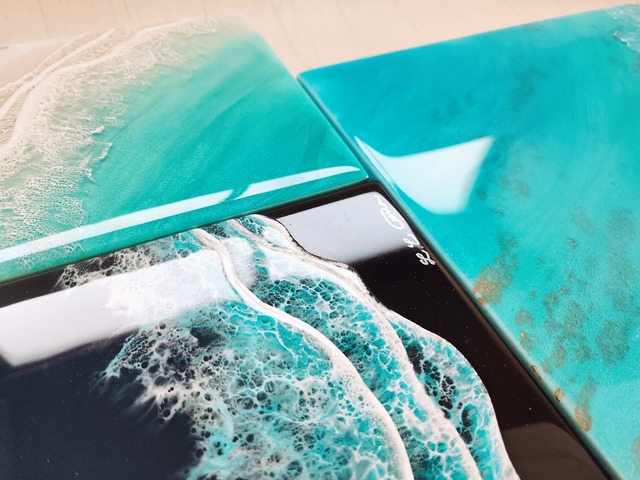 116.オーシャンレジンアート 3wave