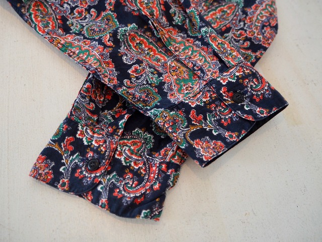 agnes b. Homme Paisley Pattern L/S Shirt size:3 アニエス・ベーオム