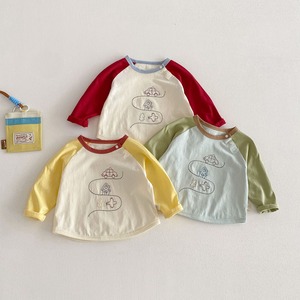 【BABY&KID】春新作　カラーバリＴシャツ