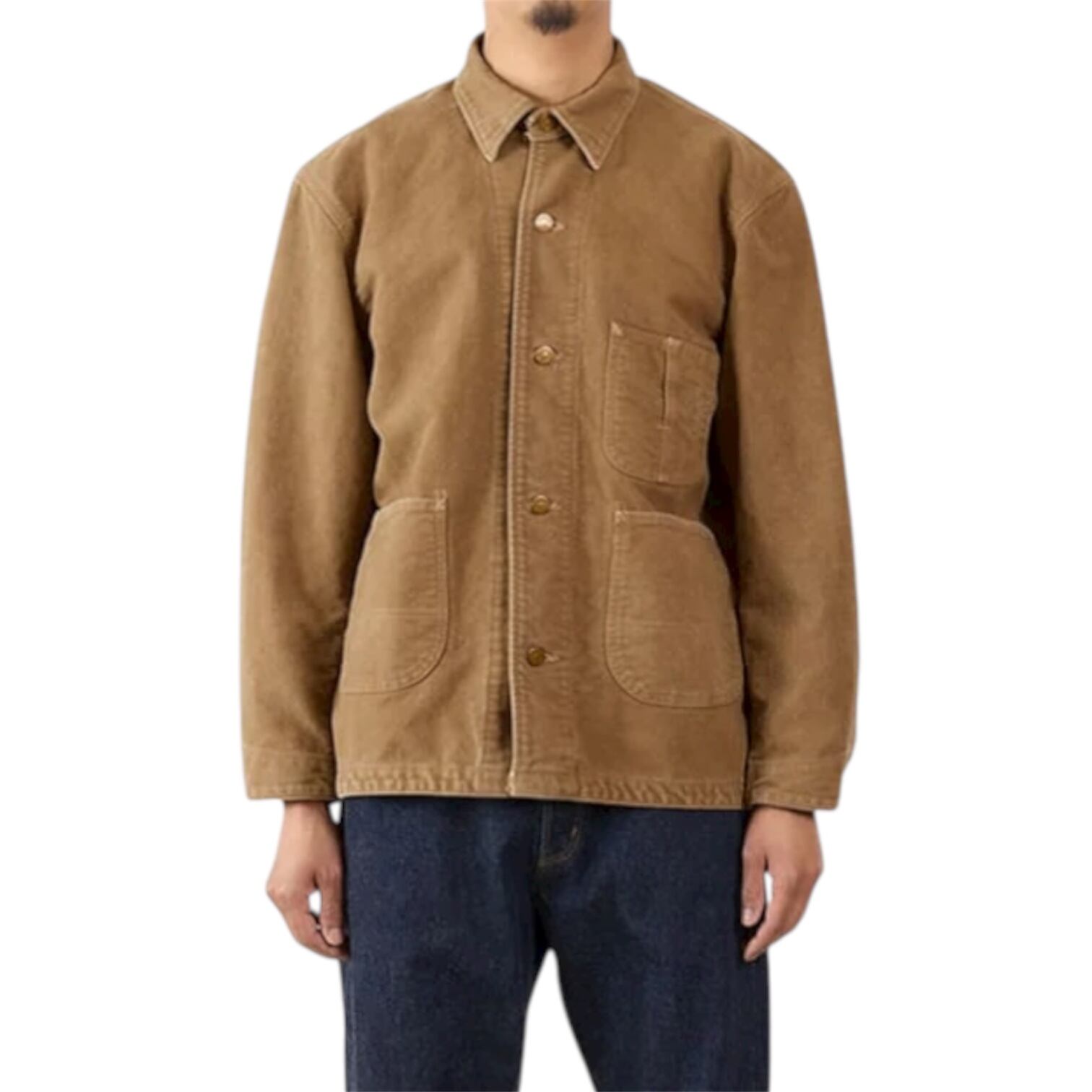 REMI RELIEF / Moleskin Coverall Jacket Beige | 【FLAGS】メンズ