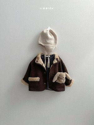 【予約/特典】mini robe / Reversible suede jacket