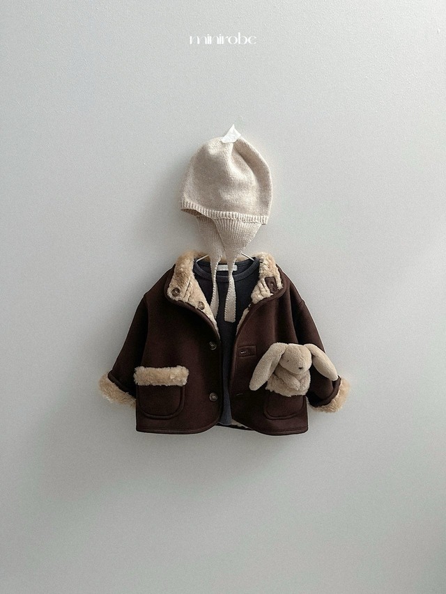 【予約/特典】mini robe / Reversible suede jacket