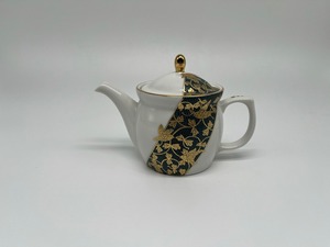 【九谷焼 大志窯】青粒鳥唐草文ポット