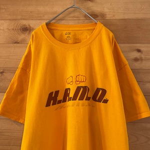 【PORT&COMPANY】KAMO  半袖 プリント Tシャツ ロゴ 2XL ビッグサイズ US古着 アメリカ古着