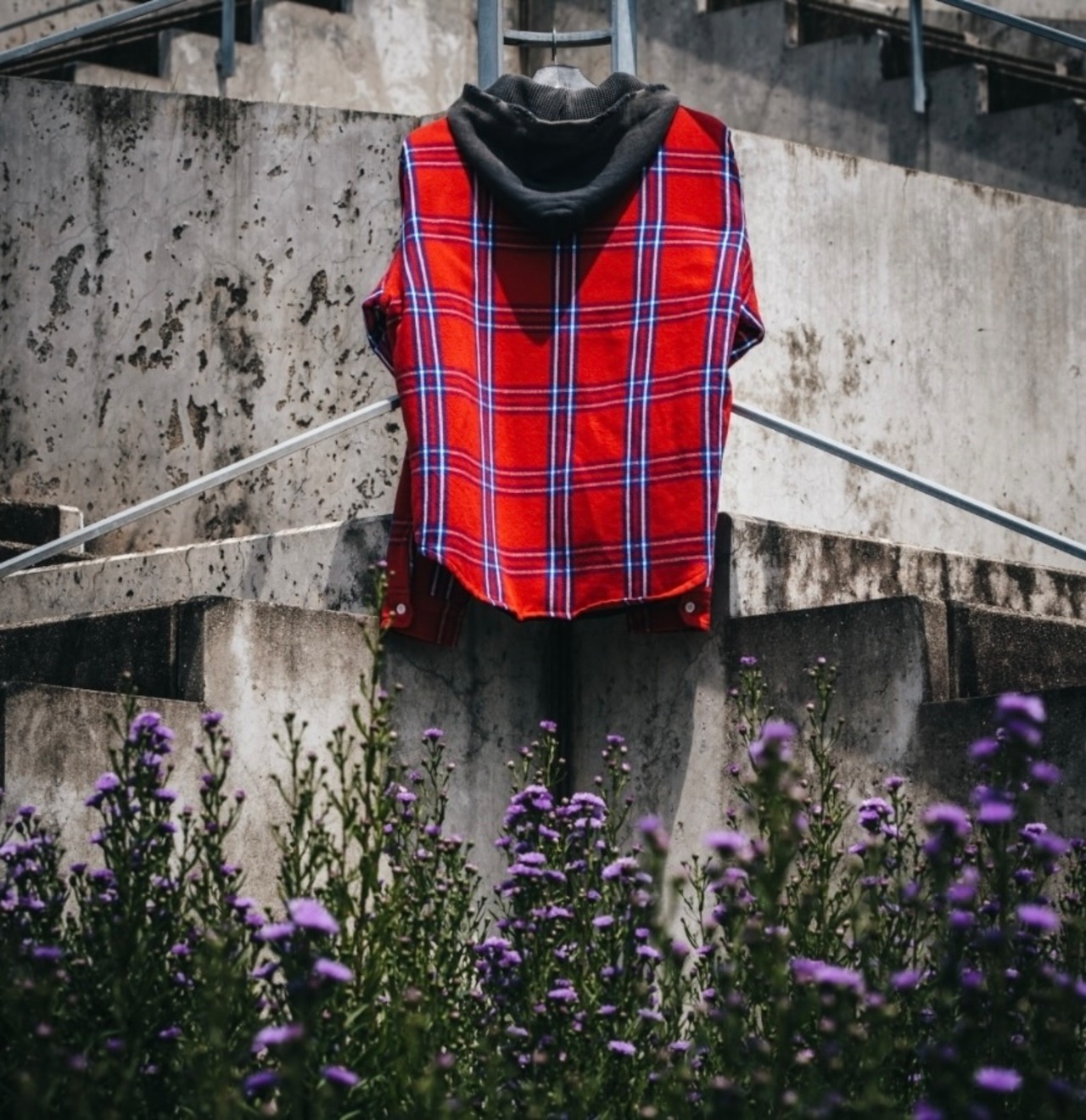 【SAINT MICHAEL】SM-YS1-0000-060/SHIRT JK/FRANNEL QLT/RED - 3