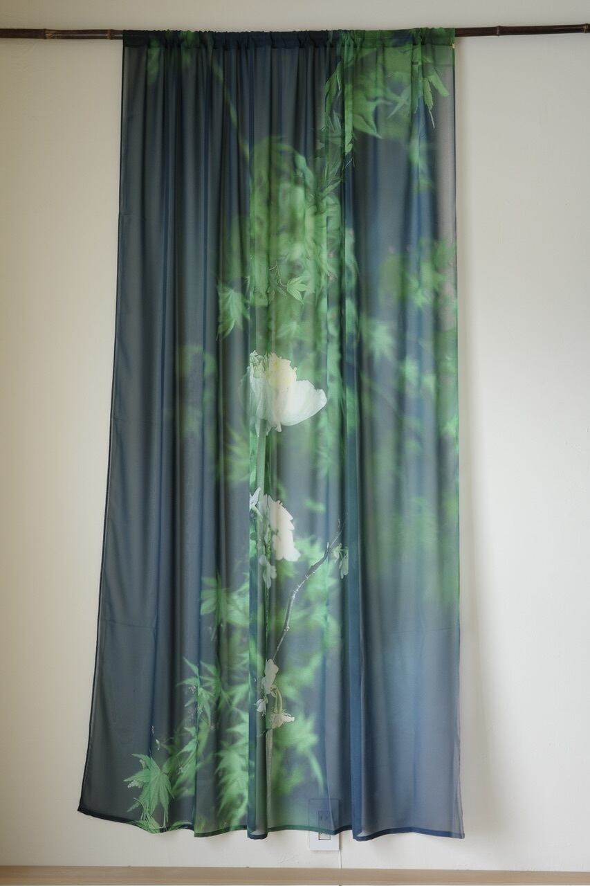 rūpa print curtain"All living things have meaning "31"