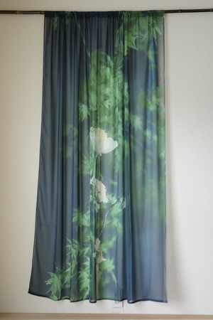 rūpa print curtain"All living things have meaning "31"