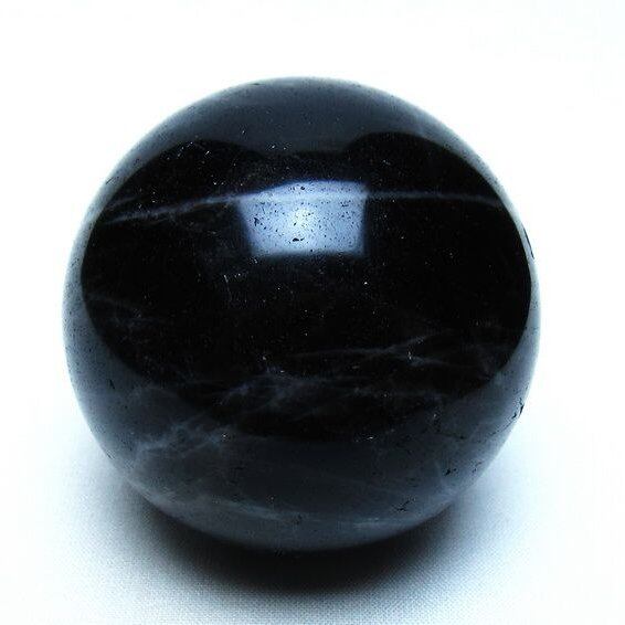 モリオン 黒水晶 丸玉 64mm 一点物 151-9465