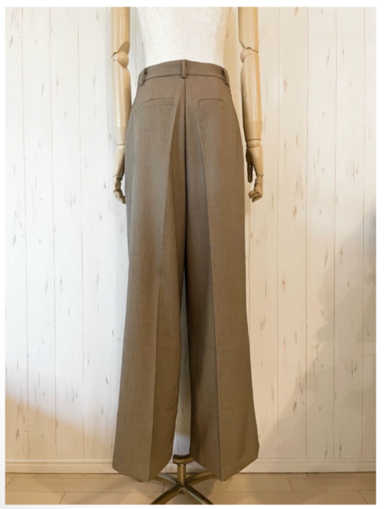 ルスポレ　コットンレーヨンツイードパンツ　  25316088