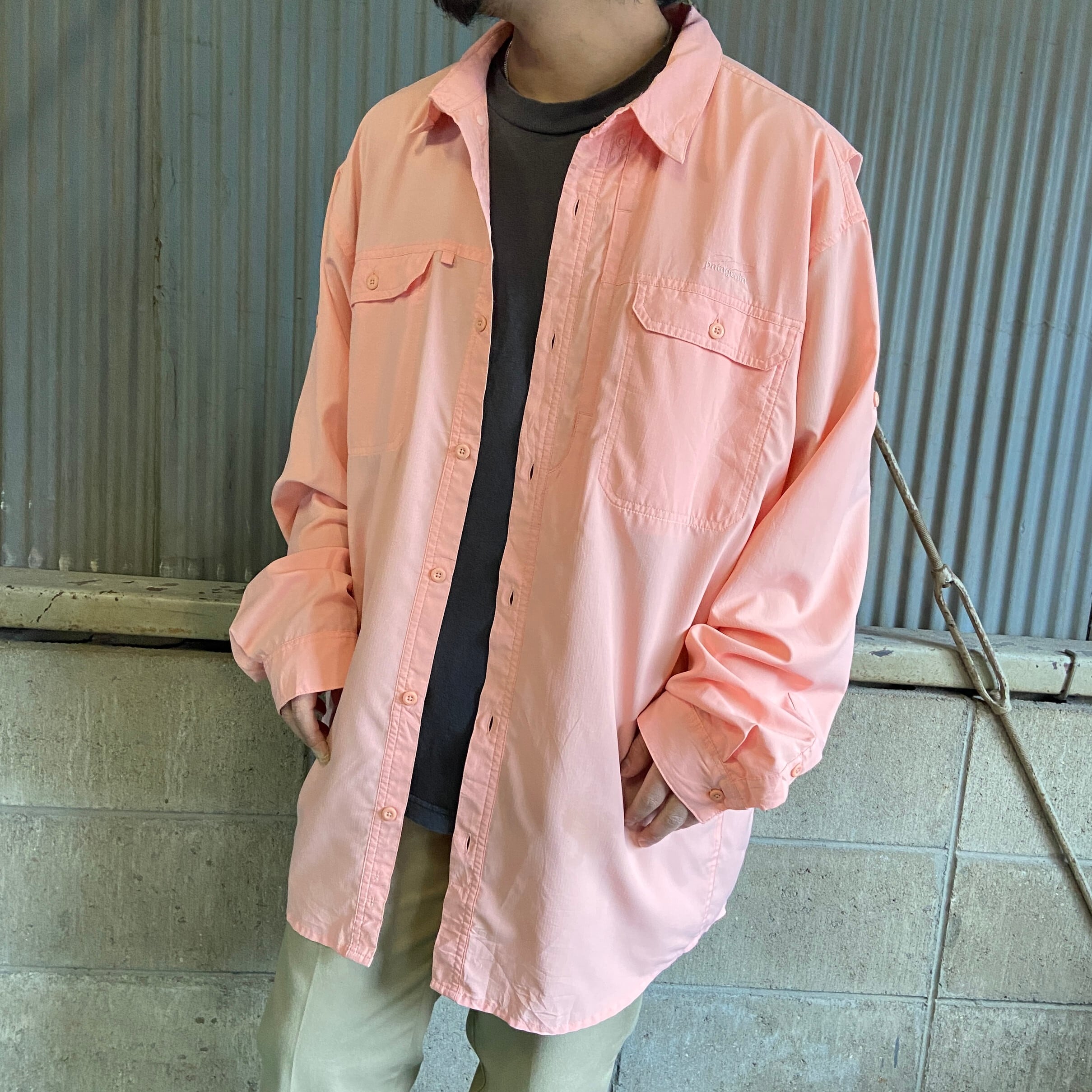ビッグサイズ patagonia パタゴニア リップストップ フィッシング