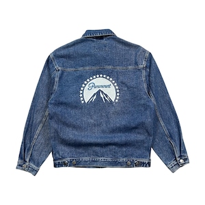PARAMOUNT LOGO PORT AUTHORITY DENIM JACKET SIZE S (USED)