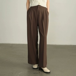 タックワイドストレートパンツT2076