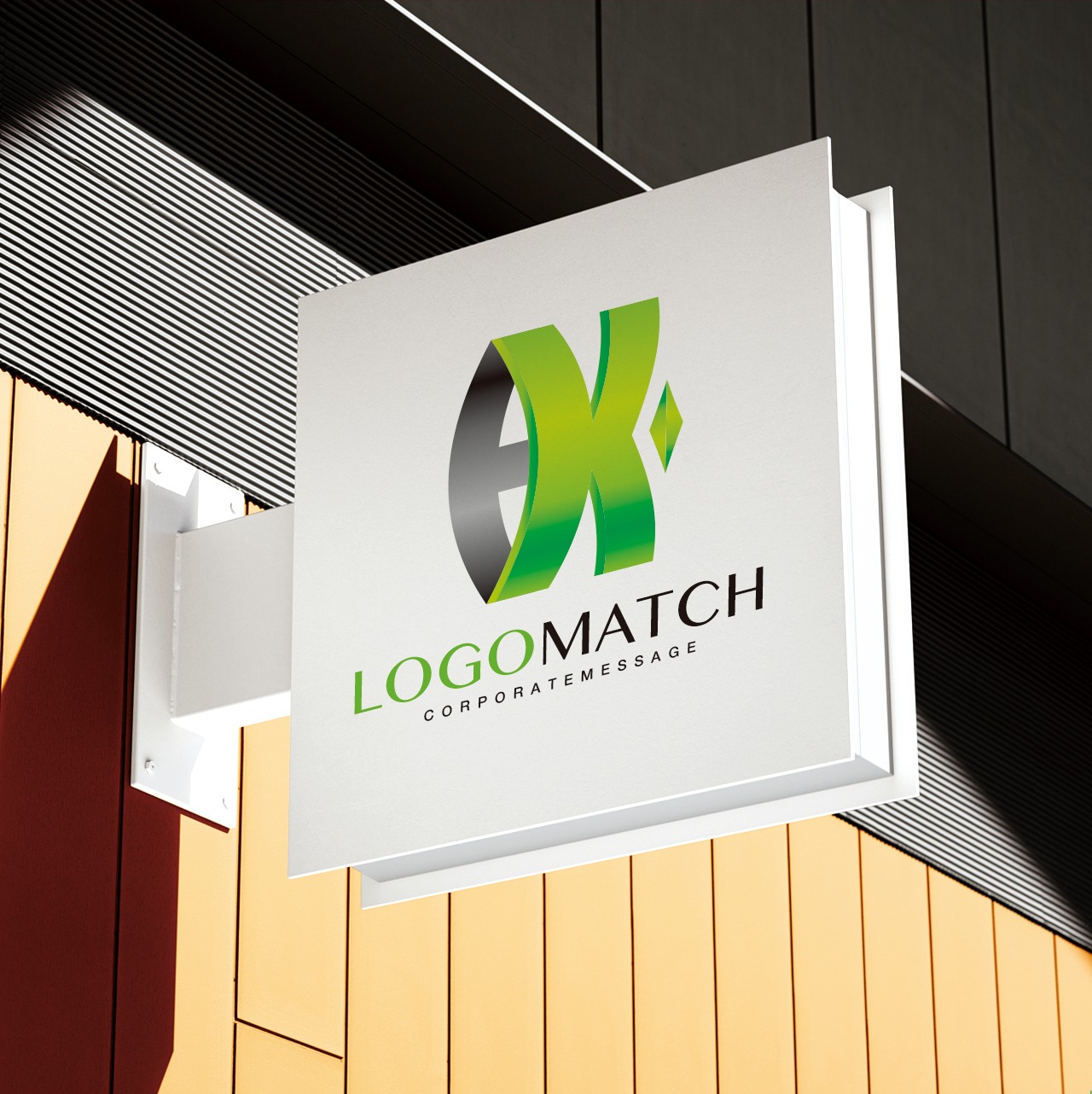 立体的でダイナミックなE・Kのロゴ