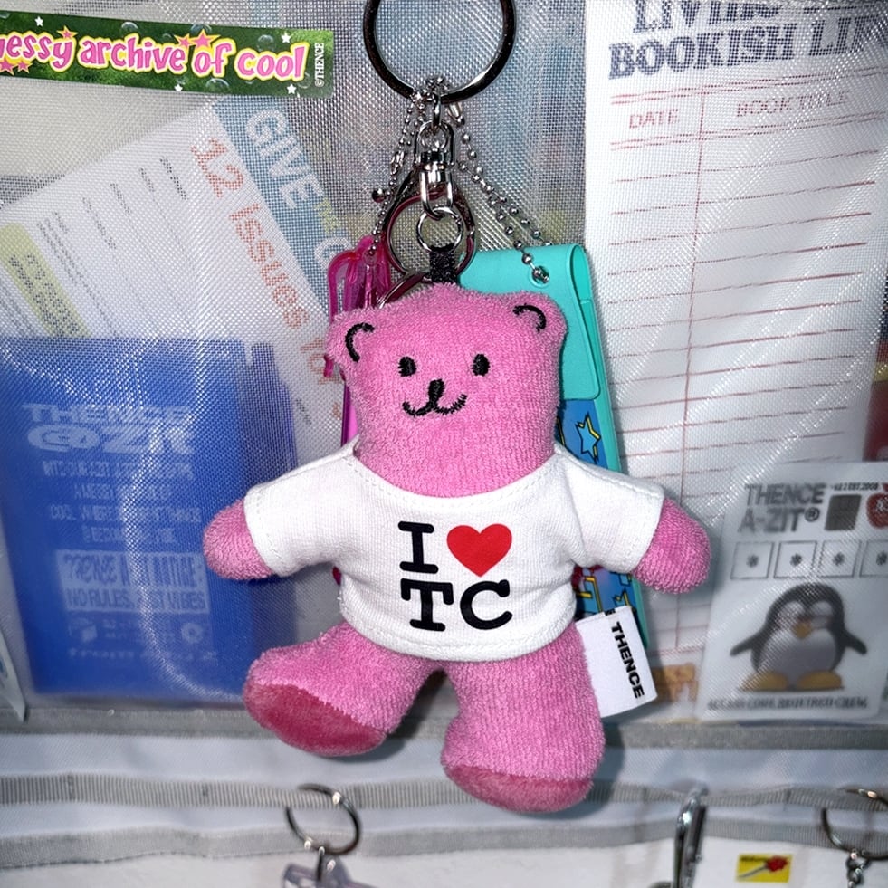 THENCE] TC Bear キーホルダー（Pink） | moim - 韓国雑貨や小物の通販