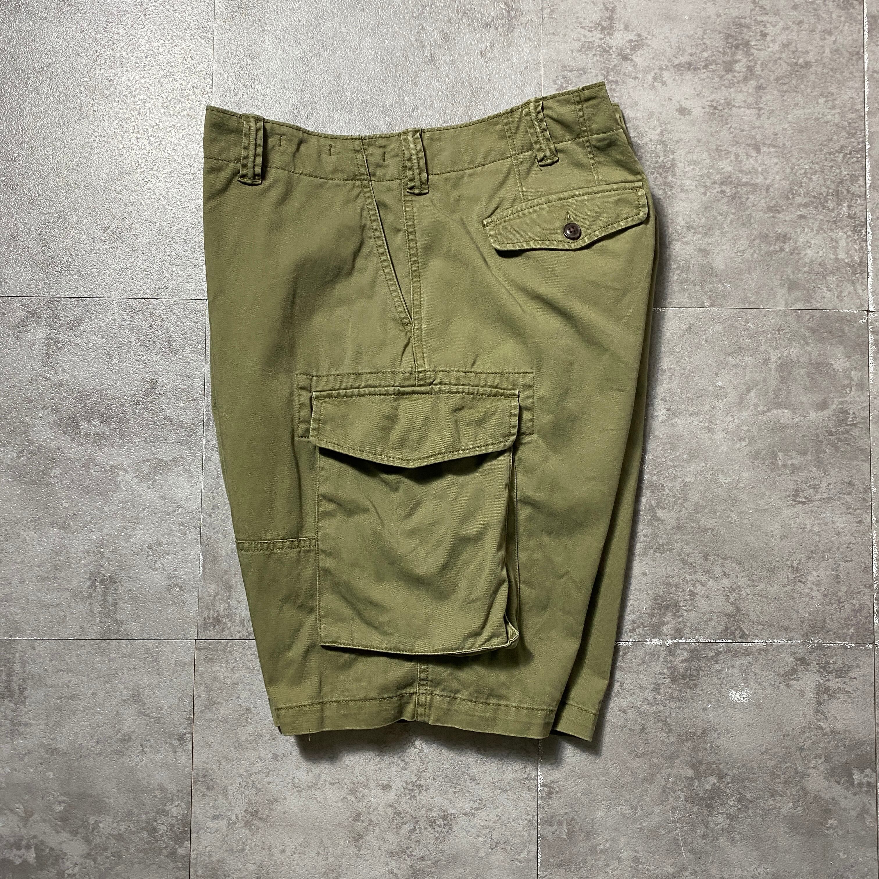 ポロラルフローレン　刺繍ロゴポニー　ジッパーフライ　カーゴショーツ　ハーフパンツ Polo Ralph Lauren ポロラルフローレン 刺繍ロゴ ポニー ジッパー