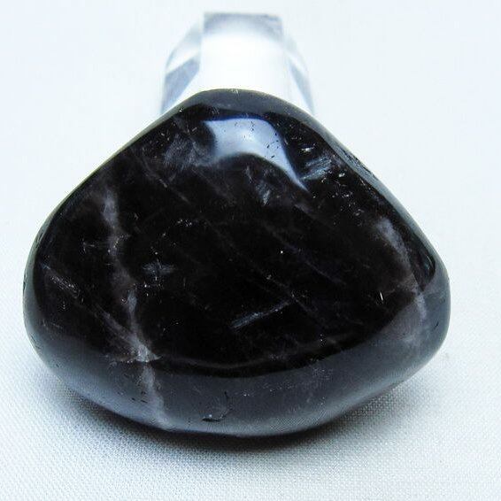 モリオン 置物 ハート 黒水晶 一点物 145-1915