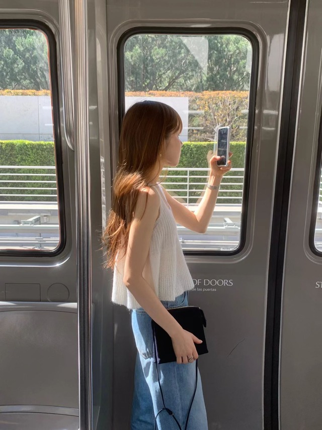 (OUNCE) rosie medium blue denim pants