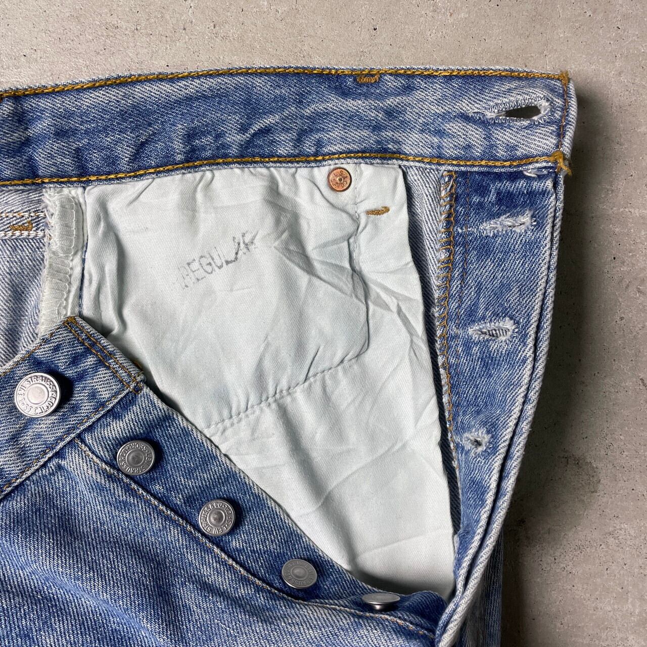 90年代 フランス製 Levi's ユーロリーバイス 501 ストレートデニム
