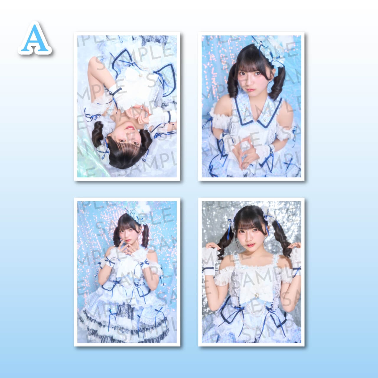 姫野ひなの 生誕記念】ブロマイド4種1セット（×3パターン）【MVG058