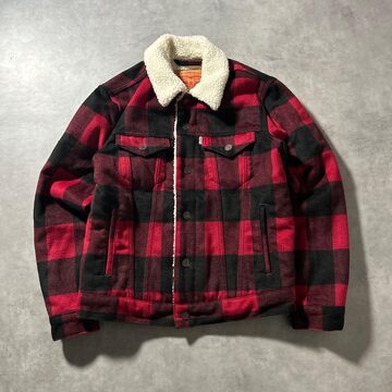 60年代 L.L.Bean 筆記体ロゴ ウールジャケット バッファローチェック 