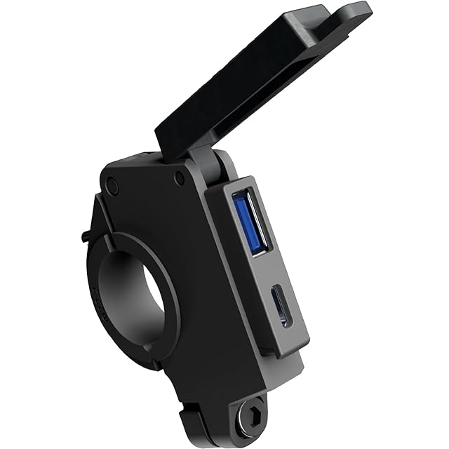 バイク USB電源 ミニタイプ スマホ充電 USBポート 防水 防塵 トリクル
