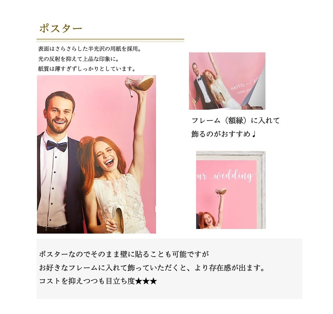 オーダーメイド ウェルカムボード Ver1 | wedo