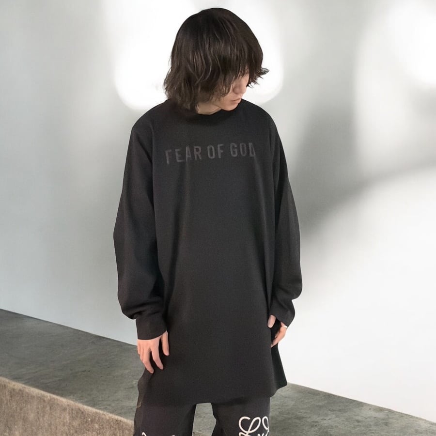 FEAR OF GOD】LONG SLEEVE TEE - FEAR OF GOD LOGO & THUNDERBIRD | AYIN