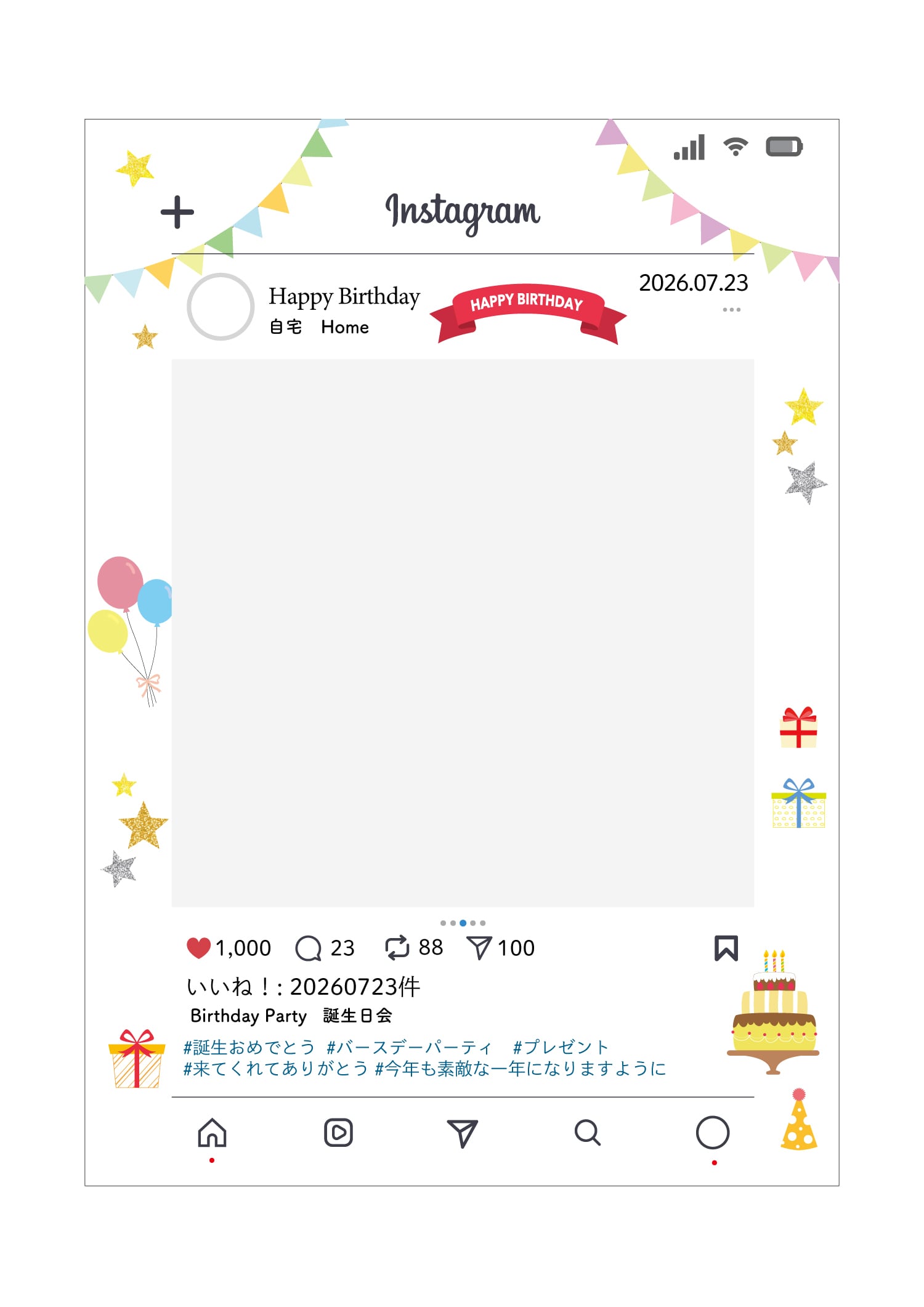 送料無料】SNS ウェルカムボード イベントボード 写真 インスタグラム