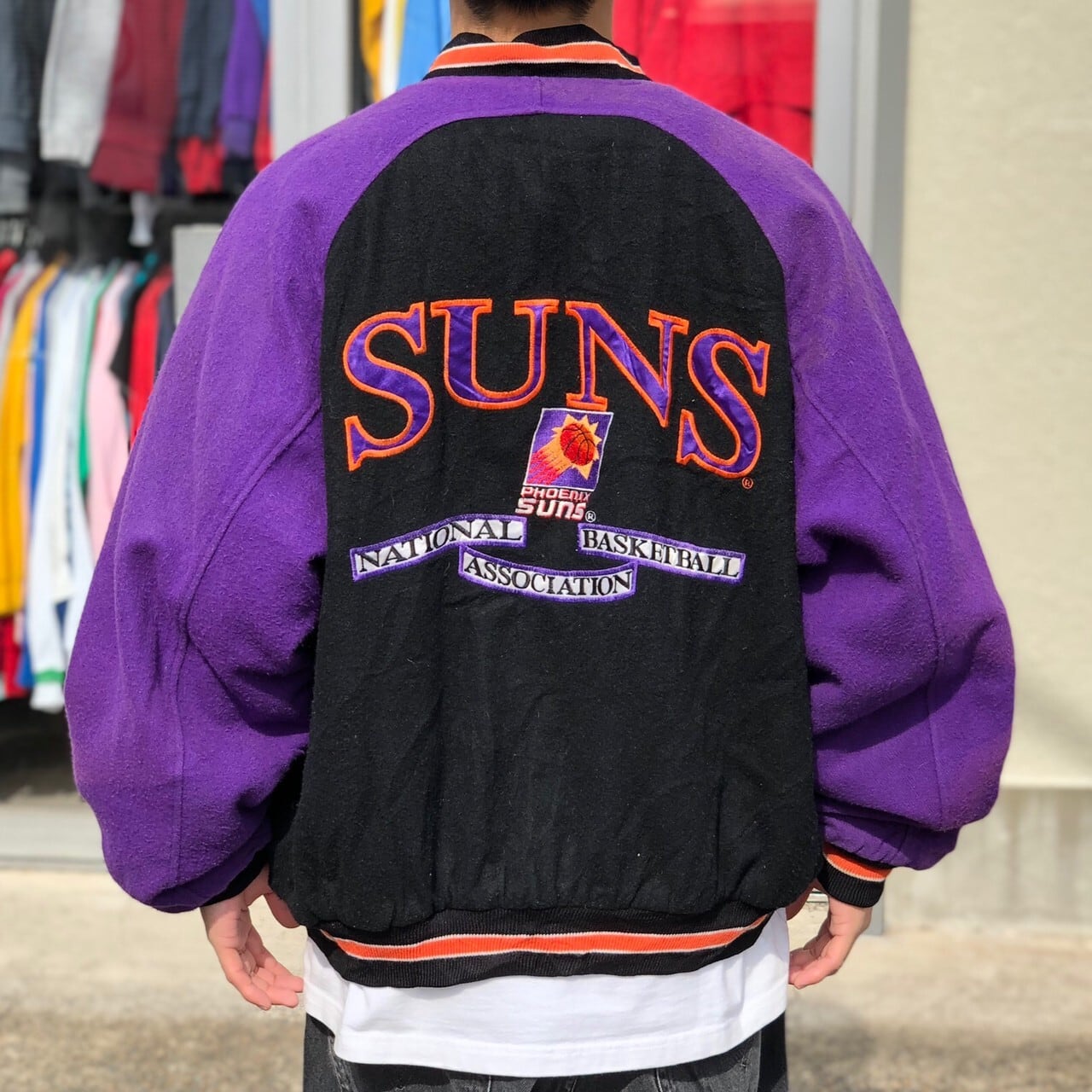 80s～90s　NBA オフィシャル　フェニックスサンズ SUNS スタジャン