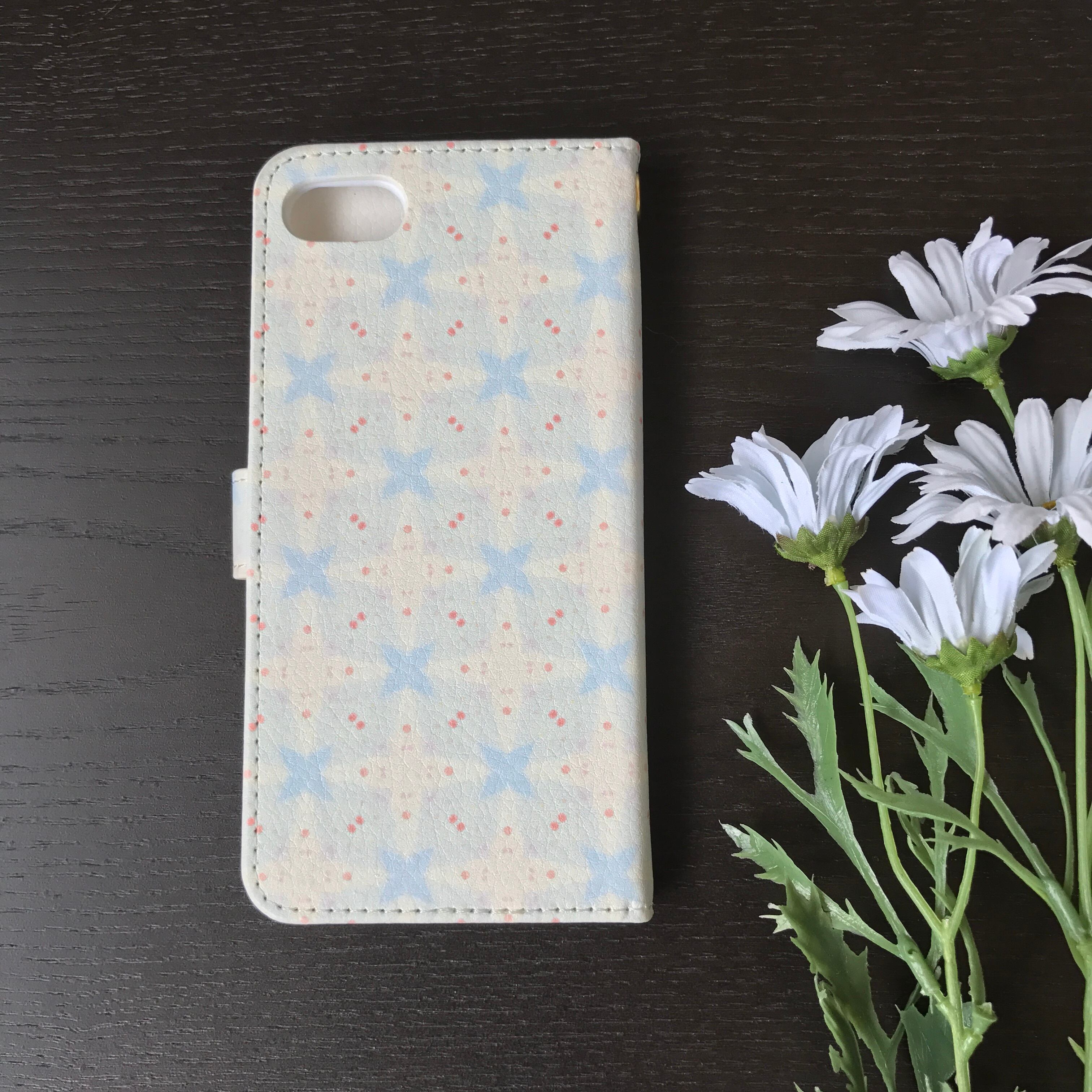 サークルダイヤ 手帳型スマホケース iPhone/Android