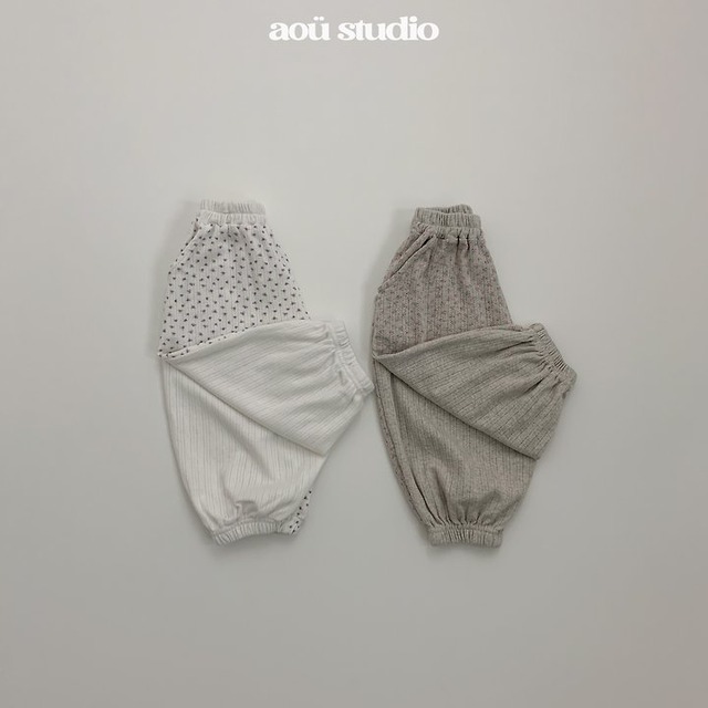 【取寄】aou｜rose jogger pants｜ローズジョガーパンツ｜XS-L｜kids｜26 summer