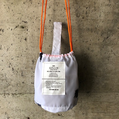 【HB1120】60cm紐 旧ソ連軍 スノーカモパンツ リメイク巾着