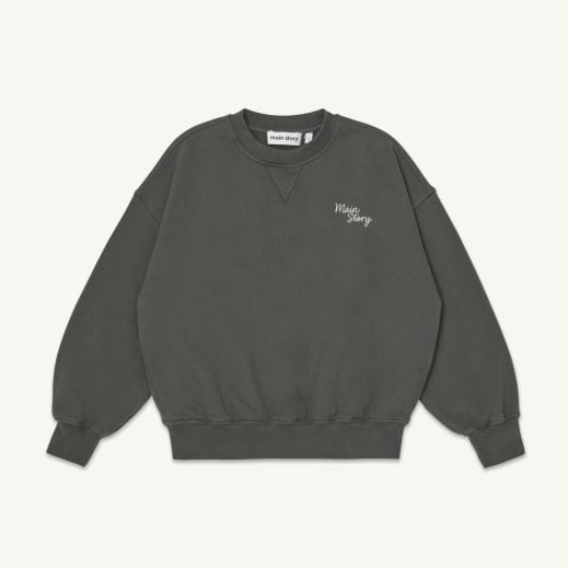 《main story 2026AW》Crew Sweatshirt / Peat