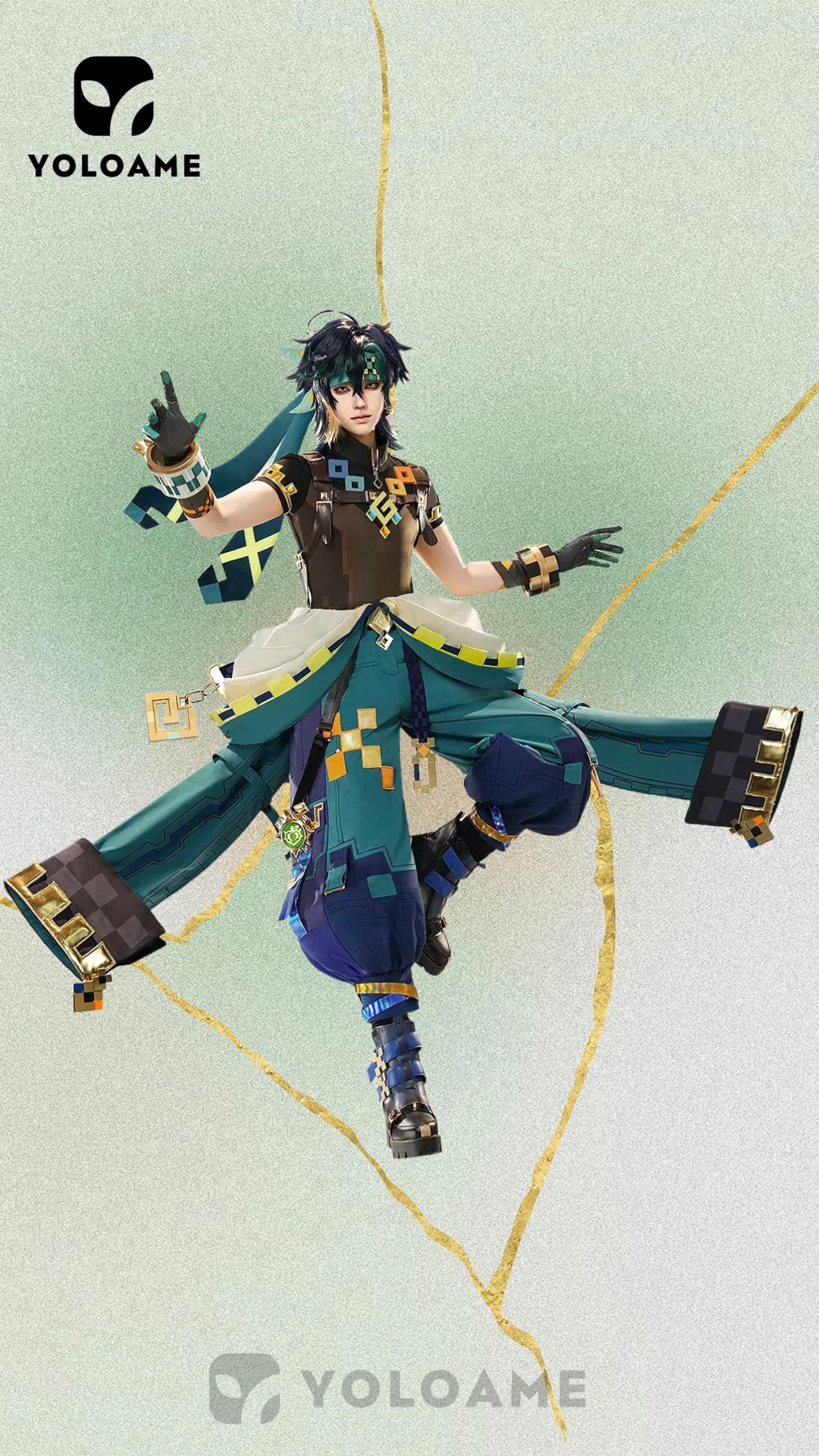 三分妄想 原神 キィニチ コスプレ 衣装