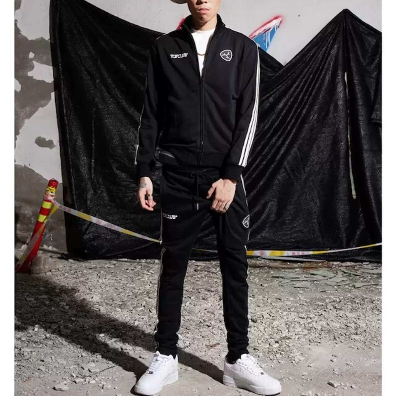 TGFCLUB  sleeve line embroidered jacket setup対象 - 7