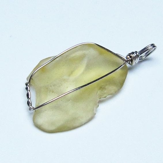 リビアングラス ペンダント 一点物 メール便可 112-13664