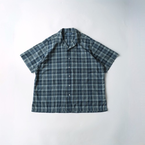 【Ralph Lauren】S/S B.D Plaid Shirt Navy XL BOB CAMP