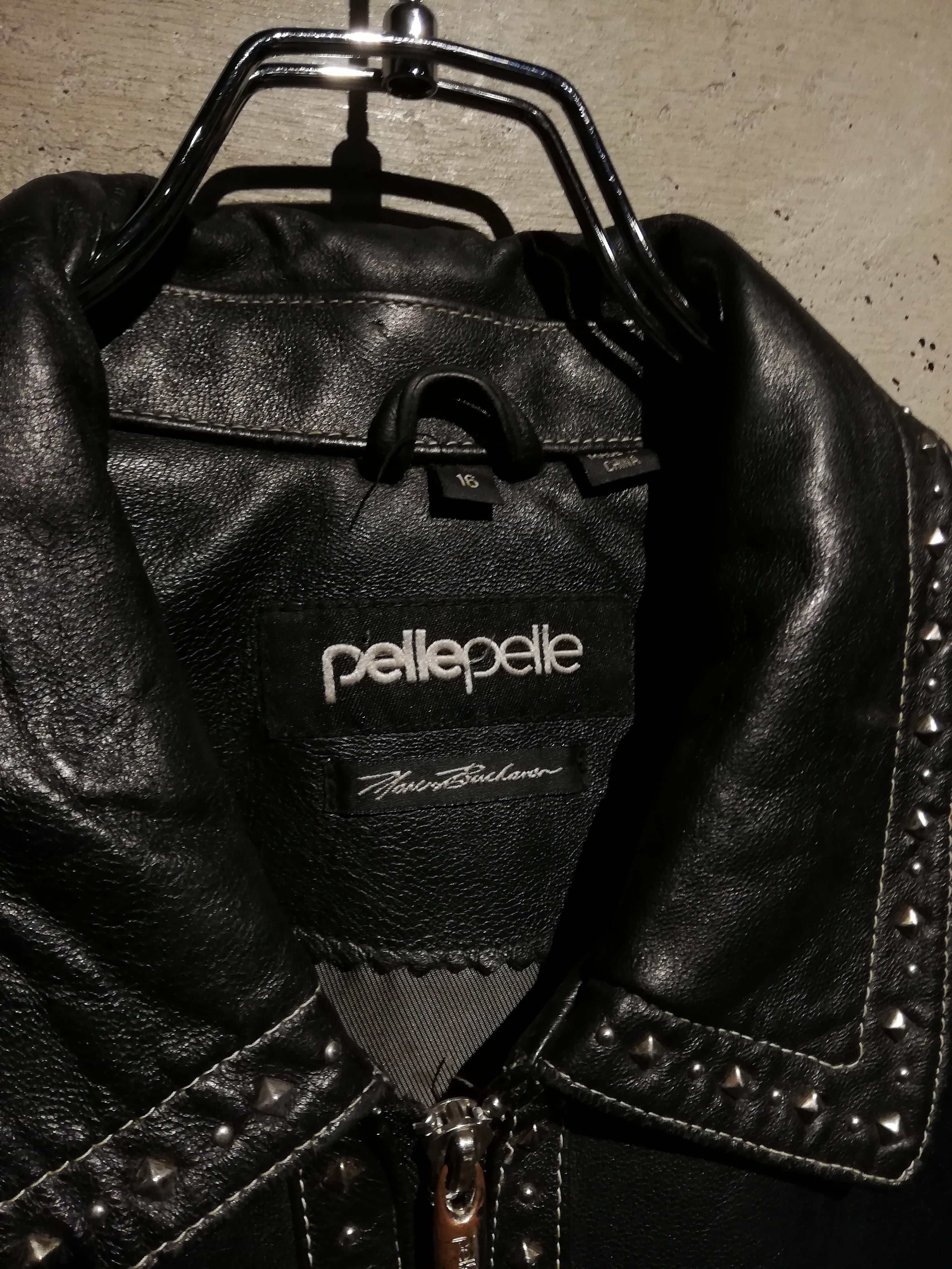 Caka】“PELLE PELLE” Special Studs Decoration Vintage Leather