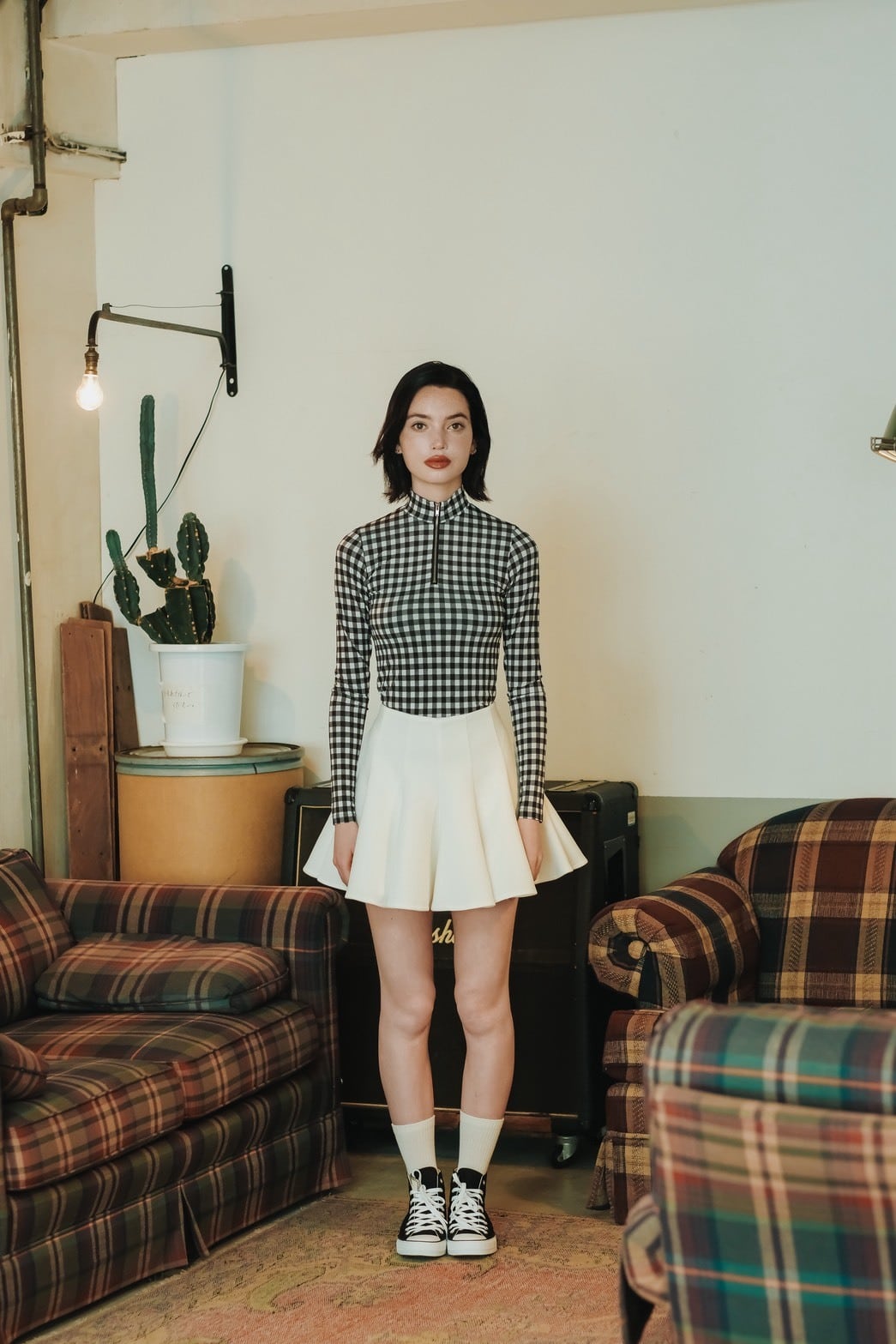 Contour FLARE SKIRT (OFF) | ENTI