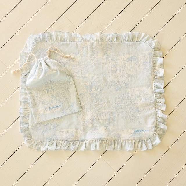 【予約】[kiki&nini] toile de joy walking mat (baby blue)