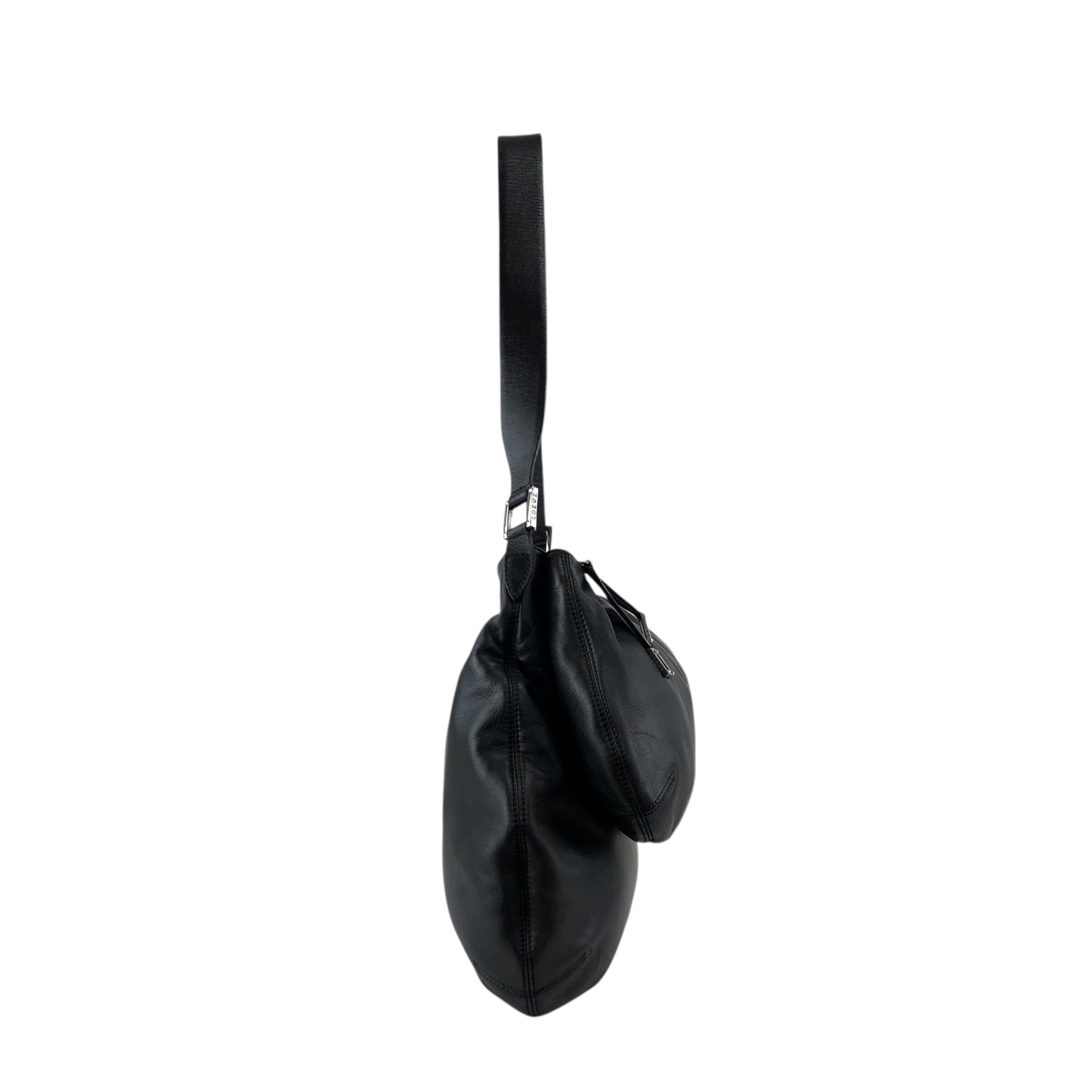 △△LOEWE ロエベ  ショルダーバッグ フラップ アナグラム型押し オールド ブラック LOEWE - △△LOEWE ロエベ ショルダーバッグ フラップ アナグラム型