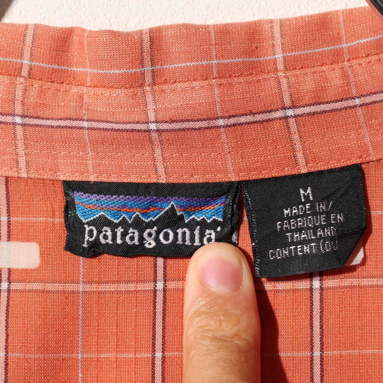 M 03年 Puckerware Shirt Patagonia パッカーウェアシャツ パタゴニア  シアサッカー
