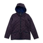 LAVENHAM ラベンハム フード付き キルティング ジャケット 36 /パープル系/イギリス製/英国製