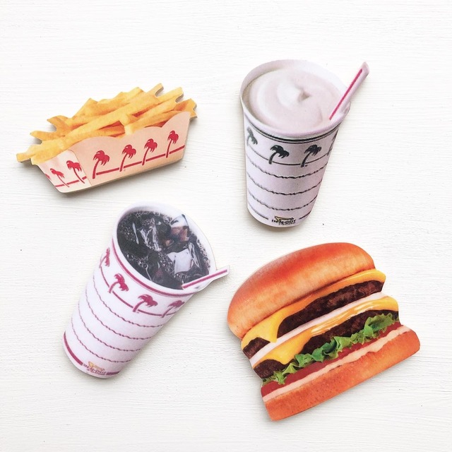 IN-N-OUT BURGER “Menu”Magnet”Set