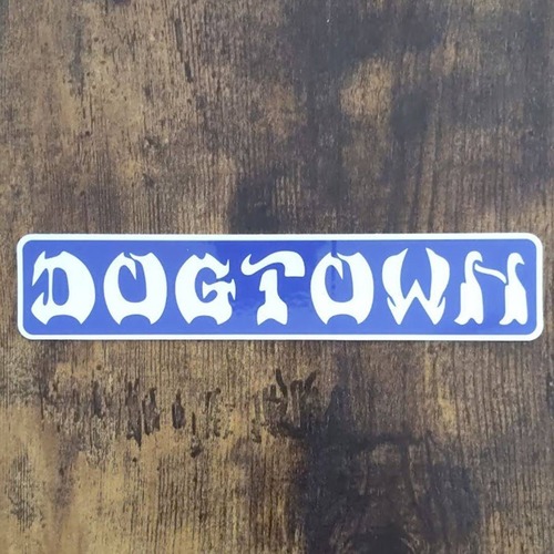 【ST-64】Dogtown Skateboard ドッグタウン STICKER スケートボード ステッカー Bar Logo 4.1×20.3